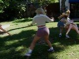 Slim girls try both holes