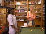 Very hot blond teen doing black dick
